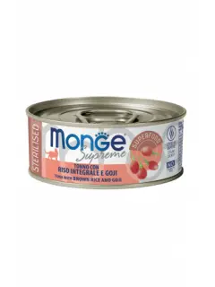 Supreme Sterilisierte Katze Thunfischflocken mit Naturreis und Goji-Beeren 80 g