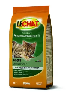 Сухой корм LeChat Kitten для котят, со свежей курицей и рисом, 1.5 кг