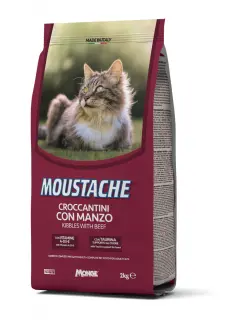 Moustache Adult Cat Kibbles with Beef 2 kg