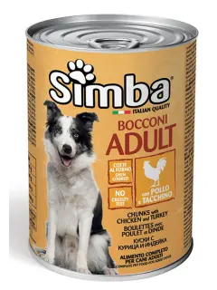 Simba Dog Chunks with Chicken and Turkey 415 g