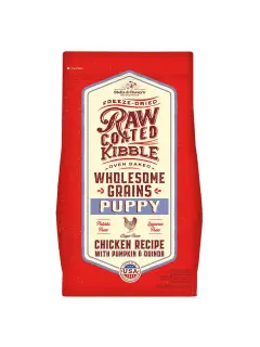 Raw Coated Kibble with Wholesome Grains Chicken, Pumpkin & Quinoa for Puppies 1.6 kg