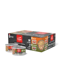 Chunks & Shreds Wet Cat Food Variety Pack 12 x 85 g