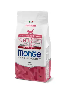 Natural Superpremium Monoprotein 子猫用 牛肉 1.5 kg