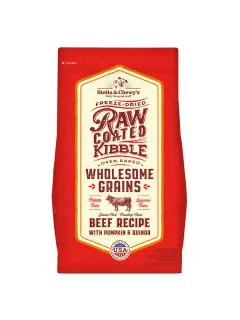 ビーフレシピ パンプキン＆キヌア Raw Coated Kibble Wholesome Grains 成犬用 1.6 kg