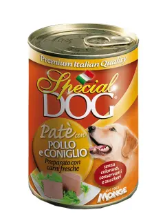 Special Dog All Breeds Adult Paté with Chicken and Rabbit 400 g