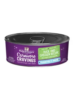 Carnivore Cravings Purrfect Paté Duck & Chicken Cans 79 g (Pack of 12)