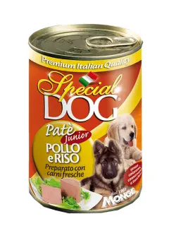 Special Dog 全犬種パピー・ジュニア用 チキンと米パテ 400 g
