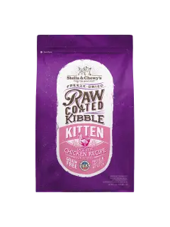 Raw Coated Kibble Kitten Cage-Free Chicken Recipe for Kittens 1.1 kg