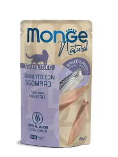 Natural Sterilised Tuna with Mackerel 80 g