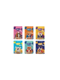 Wet Dog Food Pouches 85 g x 12
