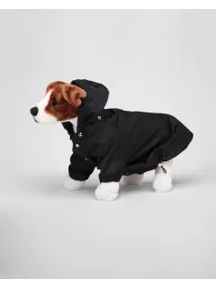 Re-Nylon Dog Raincoat With Hood