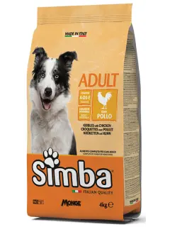 Simba Adult Dog Kibbles с курицей 4 кг