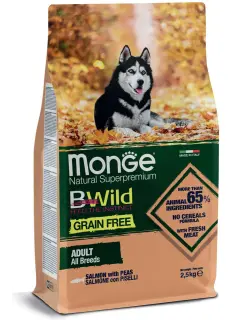 Natural Superpremium Grain Free All Breeds Adult Salmon with Peas 2.5 kg