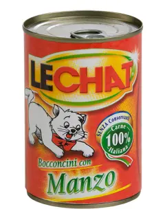 LeChat Adult Cat Chunkies with Beef 400 g
