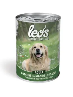Leo's Adult Chunks with Beef and Vegetables 415 g
