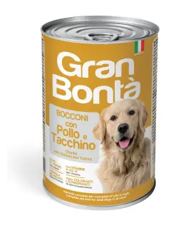 Gran Bontà All Breeds Adult Chunks with Chicken and Turkey 400 g