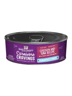 Carnivore Cravings Purrfect Paté Chicken & Tuna Cans 79 g (Pack of 12)